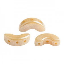 Les perles par Puca® Arcos beads Opaque beige luster 13010/14400